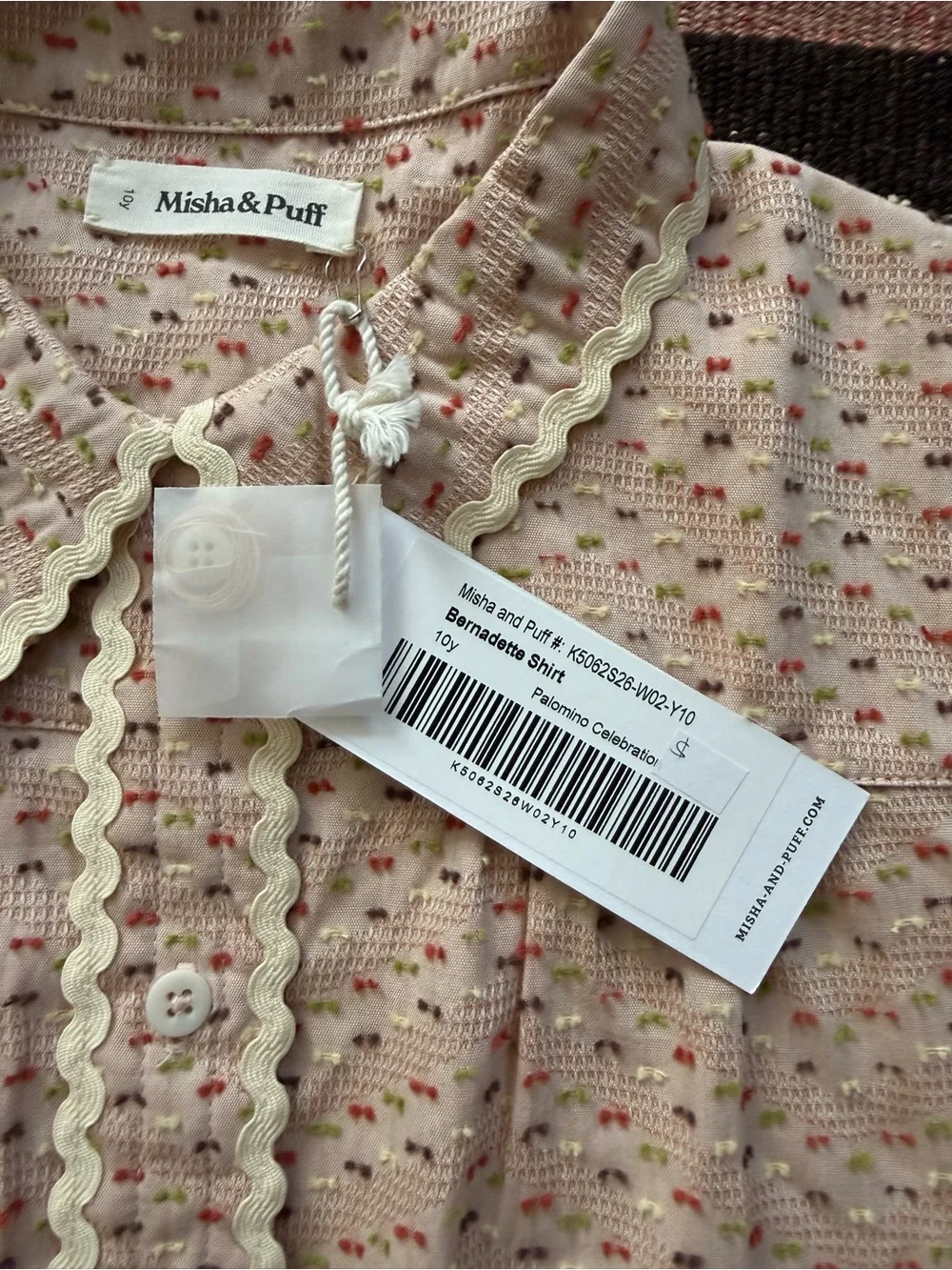 Misha And Puff Bernadette Floral Puff-Sleeve Blouse